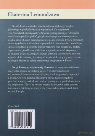 Nr 56 Pamiętaj, nazywam się Ekaterina - Ekaterina Lemondżawa [KSIĄŻKA]