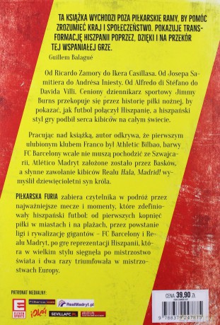 Piłkarska furia. Podróż przez hiszpański futbol - Jimmy Burns [KSIĄŻKA]