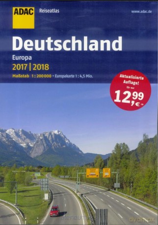 ReiseAtlas ADAC. Deutschland, Europa 2017/2018 [KSIĄŻKA]