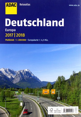 ReiseAtlas ADAC. Deutschland, Europa 2017/2018 [KSIĄŻKA]
