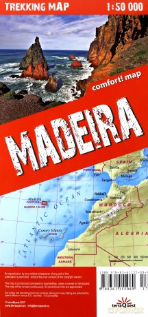 Trekking map Madera 1:50 000