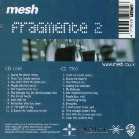 Mesh: Fragmente 2 [2CD]