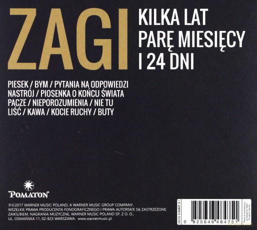 Zagi: Kilka Lat, Parę Miesięcy i 24 Dni [CD]