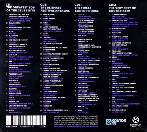 Kontor Top Of The Clubs-The Best Of 20 Years [4CD]