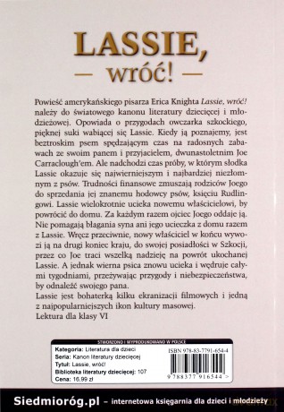 Lassie wróć! - E. Knight [KSIĄŻKA]