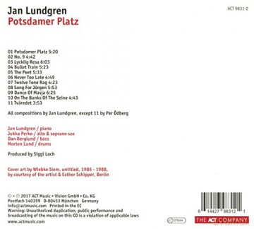 Jan Lundgren: Potsdamer Platz [CD]