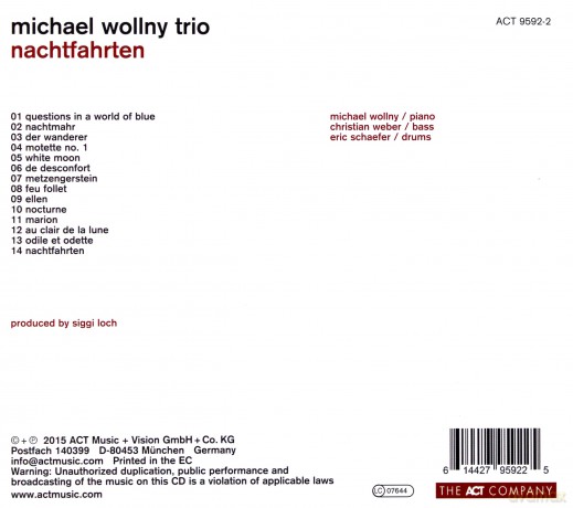 Michael Wollny: Nachtfahrten [CD]
