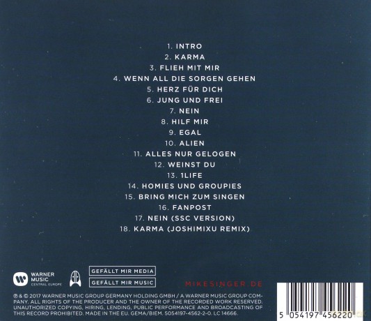 Mike Singer: Karma [CD]