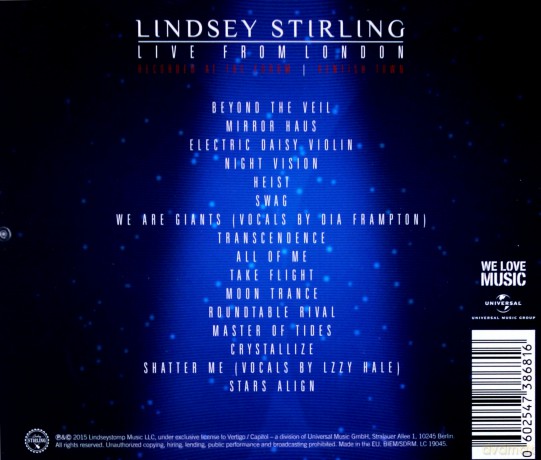 Lindsey Stirling: Live From London [CD]