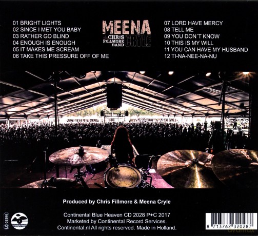Meena Cryle: In Concert [CD]