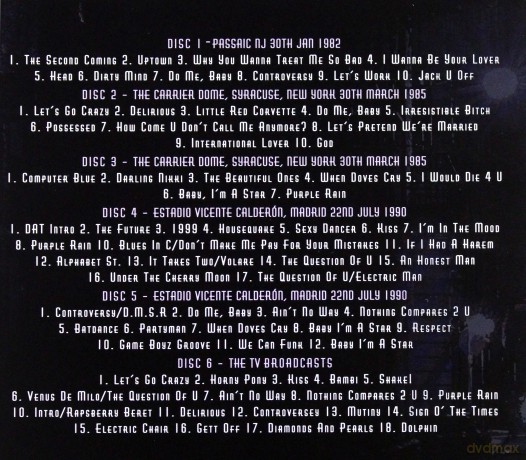 Prince: The Artist Greatest Hits in Concert 1982-1991 (Box) [6CD]