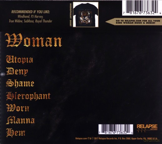 King Woman: Created In The Image Of Suffering [CD]