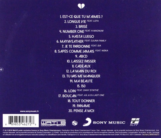 Maitre Gims: A Contrecoeur [CD]