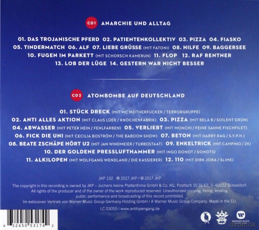 Antilopen Gang: Anarchie und Alltag + Bonusalbum Atombombe auf Deutschland [2CD]