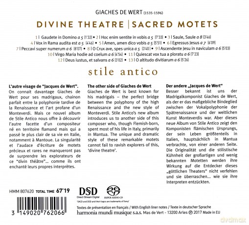 Stile Antico: Divine Theatre-Geistliche Motetten [CD]
