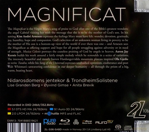 Nidarosdomens Jentekor: Magnificat [2xBlu-Ray]