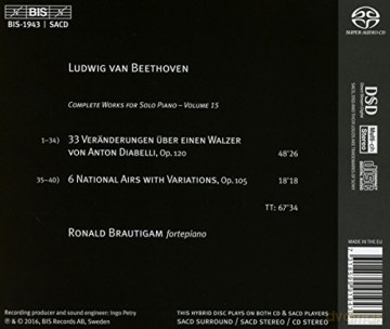 Ronald Brautigam: Samtliche Solo-Klavierwerke vol.15 [CD]