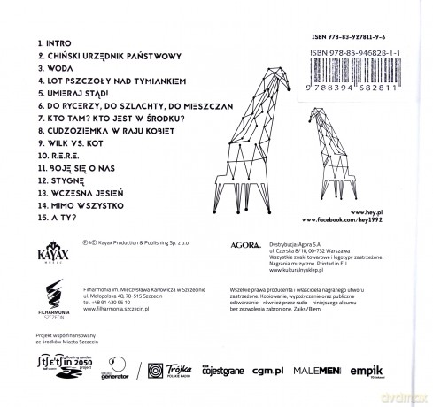 Hey: Hey w Filharmonii w Szczecinie Unplugged [CD]