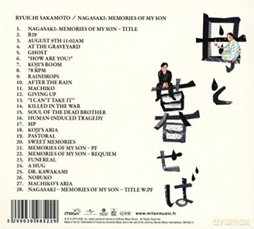 Ryuichi Sakamoto: Nagasaki: Memories Of My Son (soundtrack) [CD]