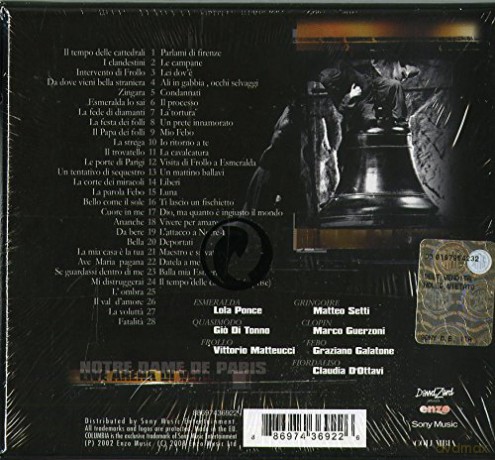 Riccardo Cocciante: Notre Dame De Paris (Doppio Live At Arena Di Verona) [2CD]