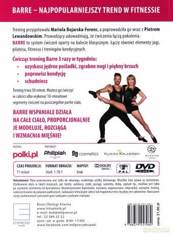 Barre. Przepis na idealną sylwetkę - Mariola Bojarska-Ferenc [KSIĄŻKA]+[DVD]