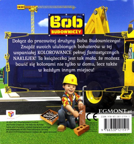 Bob Budowniczy. Moja kolorowanka - Teresa Duralska-Macheta [KSIĄŻKA]