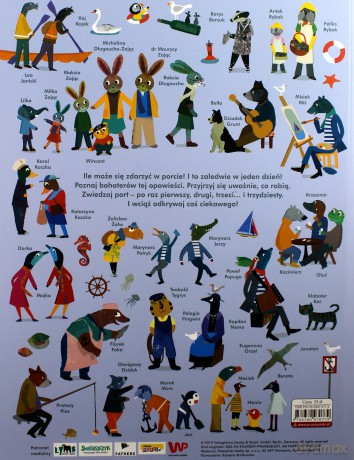 Coś się dzieje w porcie. 24 godziny - Britta Teckentrup [KSIĄŻKA]