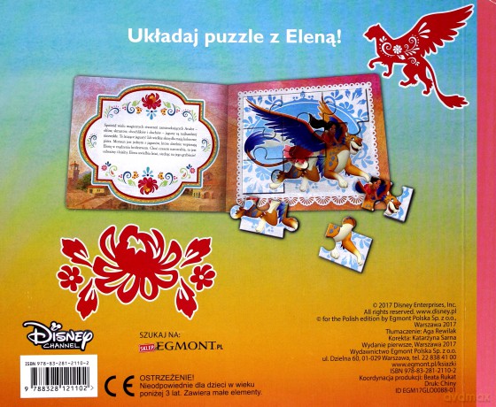Elena z Avaloru. Puzzlowa książeczka [KSIĄŻKA]