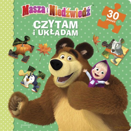 Masza i niedźwiedź. Czytam i układam [KSIĄŻKA]
