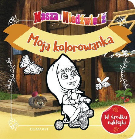 Masza i niedźwiedź. Moja kolorowanka - Agata Łabuda [KSIĄŻKA]