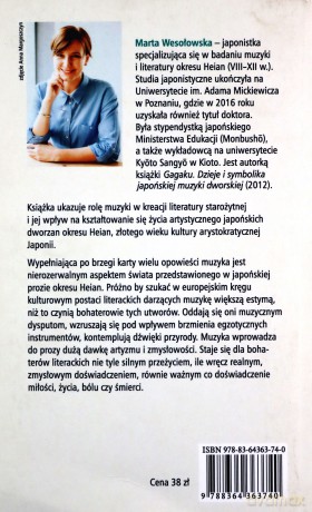 Muzyka i muzyczność prozy japońskiej okresu heian 794-1192 - Marta Wesołowska [KSIĄŻKA]