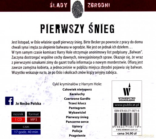 Pierwszy śnieg - Jo Nesbo [AUDIOBOOK]