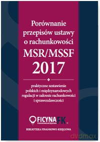 Porównanie przepisów ustawy o rachunkowości i MSR/MSSF 2017 - Katarzyna Trzpioła [KSIĄŻKA]