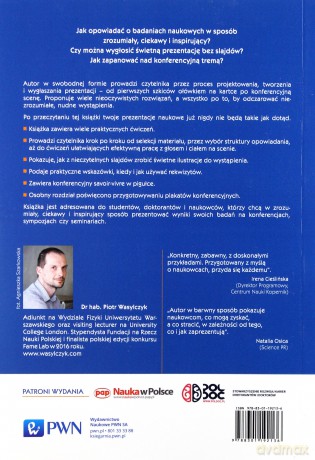 Prezentacje naukowe. Praktyczny poradnik dla studentów, doktorantów i nie tylko - Piotr Wasylczyk [KSIĄŻKA]