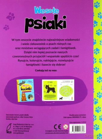 Wesołe psiaki. Poznaję psy rasowe [KSIĄŻKA]