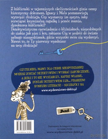 Zagadka biblioteki. Ignacy i Mela na tropie złodzieja - Zofia Staniszewska [KSIĄŻKA]