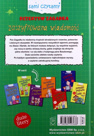 Zaszyfrowana wiadomość Detektyw Zagadka. Sami czytamy [KSIĄŻKA]