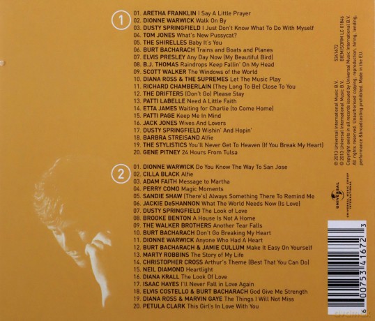 Burt Bacharach: Burt Bacharach: Anyone Who Had A Heart - The Art Of The Songwriter [CD]
