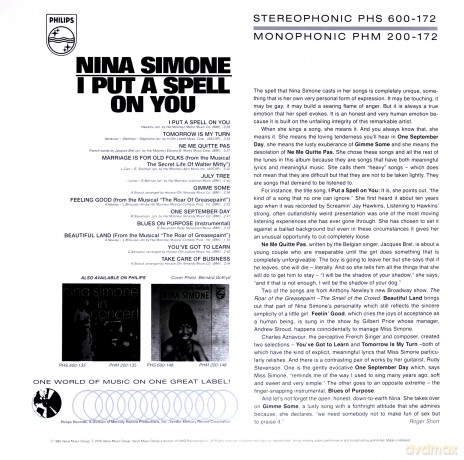 Nina Simone: I Put A Spell On You [Winyl]