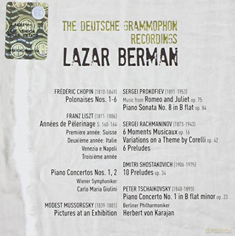 Lazar Berman: Lazar Berman - The Deutsche Grammophon Recordings [10CD]