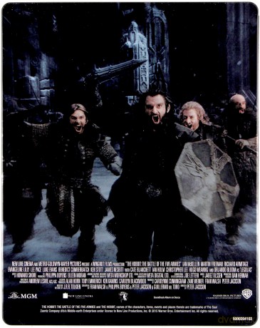 Hobbit: Bitwa Pięciu Armii Wydanie Rozszerzone, Edycja Limitowana (steelbook) [5xBlu-Ray]