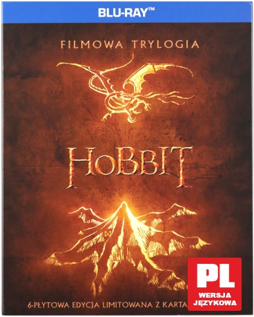 Hobbit: Trylogia Edycja Kolekcjonerska z Kartami Postaci [6xBlu-Ray]