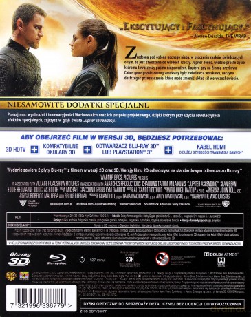 Jupiter Intronizacja (steelbook) [Blu-Ray 3D]+[Blu-Ray]