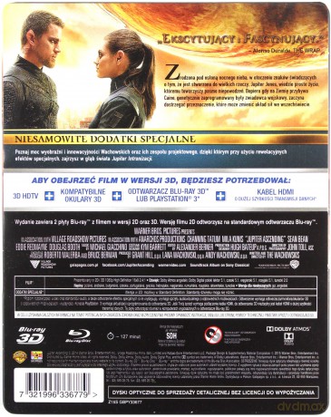 Jupiter Intronizacja (steelbook) [Blu-Ray 3D]+[Blu-Ray]