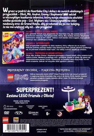 LEGO Friends część 3 (odcinki 7-9) + Gadżet [DVD]