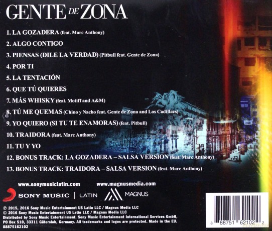 Gente de Zona: Visualzate [CD]