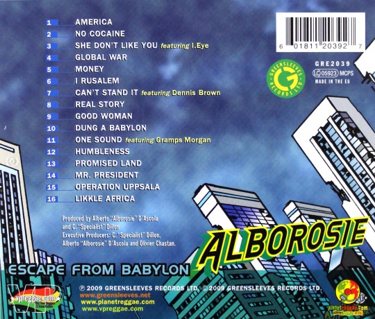 Alborosie: Escape From Babylon [CD]