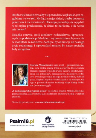 6 zaskakujących pragnień dzieci Rodzice nie bójcie - Mariola Wołochowicz [KSIĄŻKA]