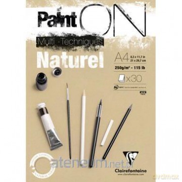 Blok Paint on natural A5/30K 250 g