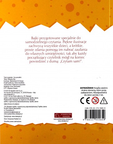Czytam sam. Trzy małe świnki. Książka z naklejkami - Roberta Zilio [KSIĄŻKA]